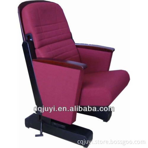 JY-601 factory price folding easy chair wooden Folding Theater Chairs folding cushion chair elegant auditorium seating